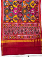 New Design Motifs Handwoven Patola Silk Saree