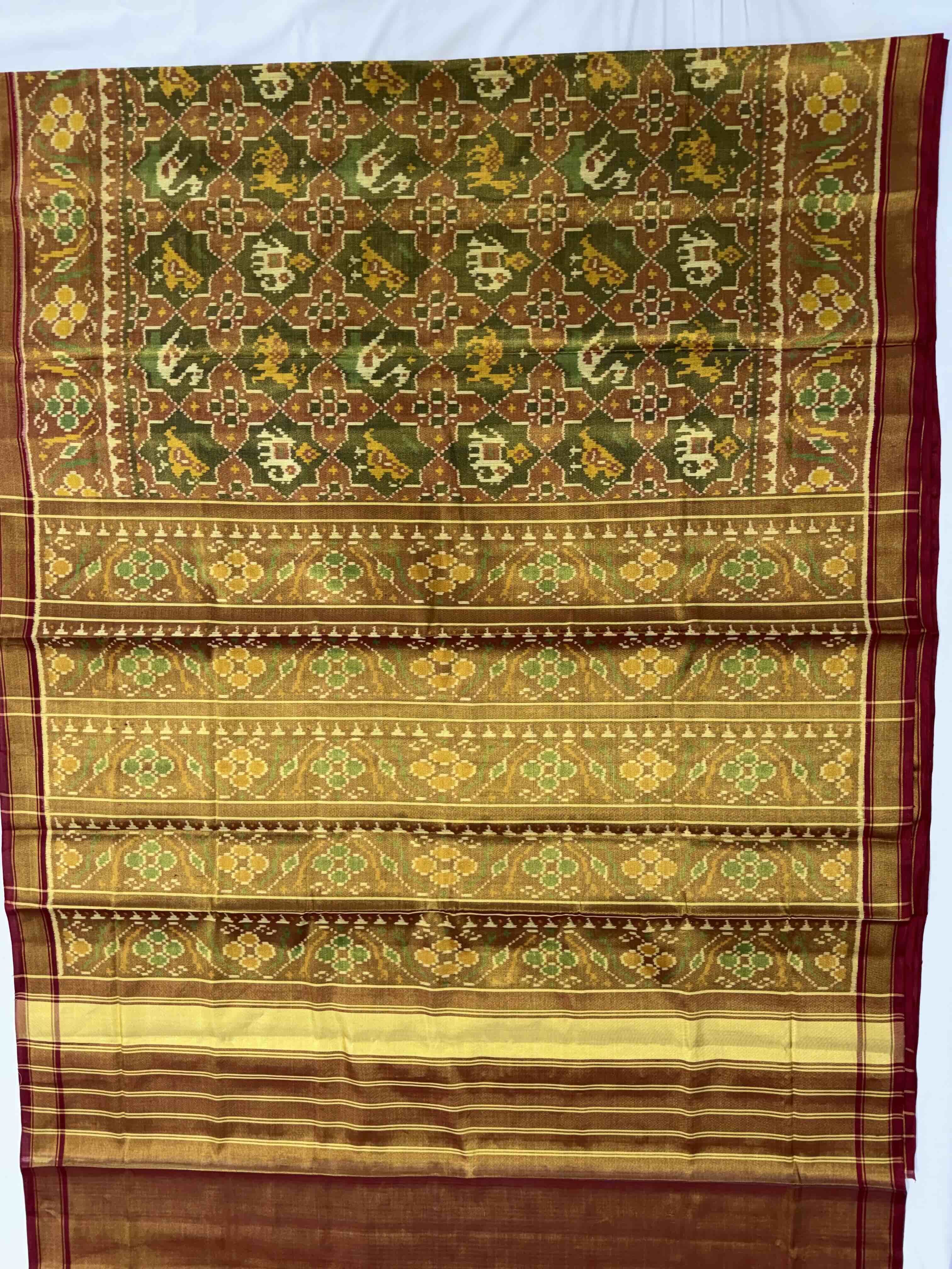 Tissue Double Zari Patola Saree Secondary image