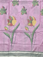 Exclusive Flower Design Handwoven Patola Silk Saree