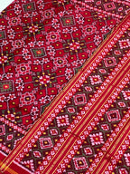 Navratna Traditional Design Handwoven Patola Silk Saree