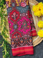 Exclusive Motif Traditional Design Handwoven Patola Silk Saree