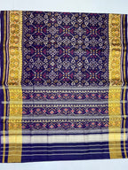 Navratna Traditional Design Handwoven Patola Silk Saree