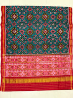 Navratna Traditional Design Handwoven Patola Silk Saree