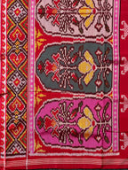 Navratna Traditional Design Handwoven Patola Silk Saree