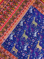 Deer Motif Exclusive Design Handwoven Patola Silk Saree