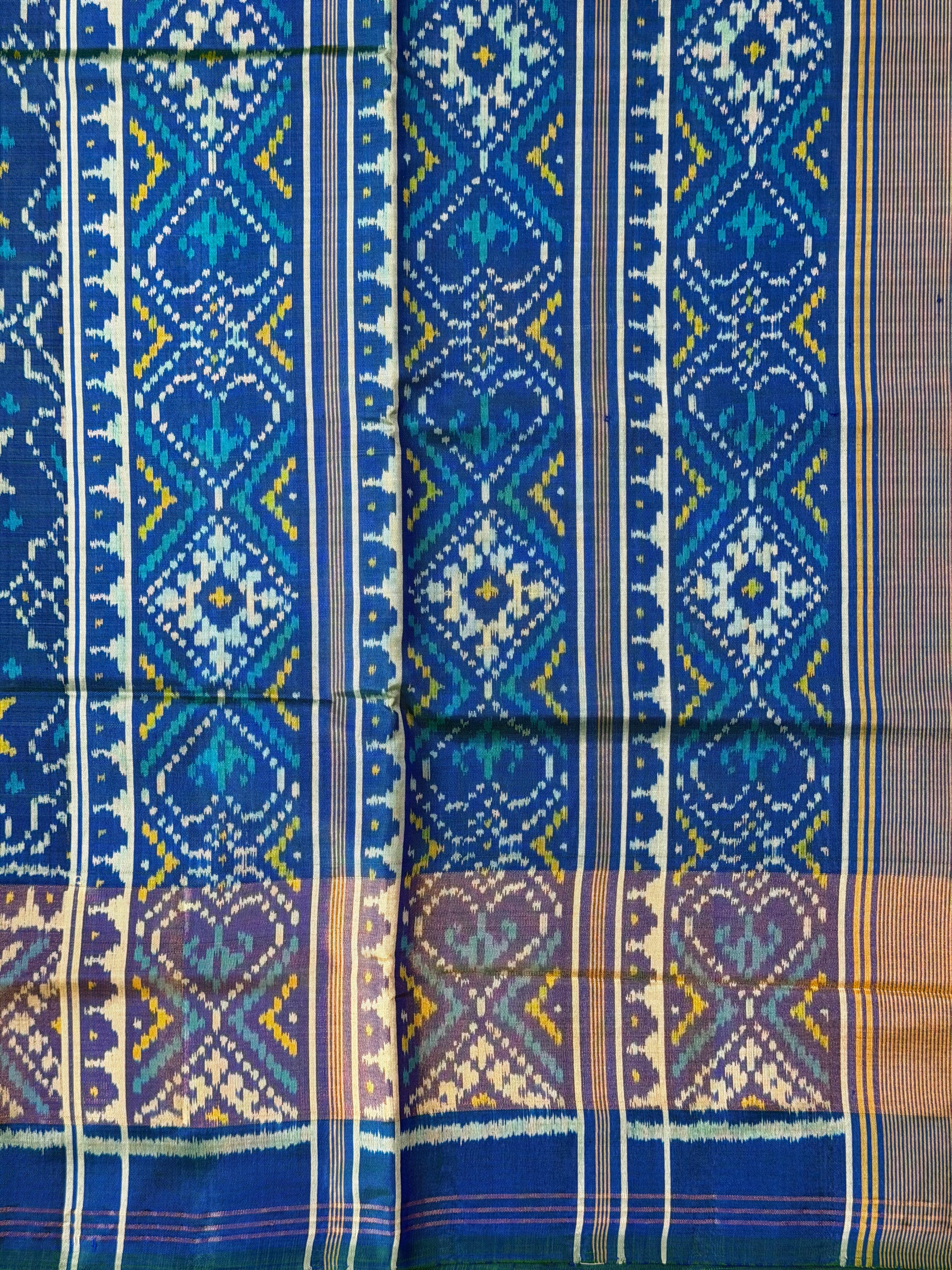 Manekchowk Design Handwoven Patola Silk Saree