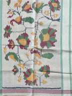Peacock Design with Exclusive Pallu Handwoven Patola Silk Saree