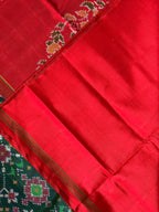 Navratna Traditional Design Handwoven Patola Silk Saree