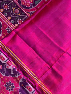 Elephant Design Handwoven Patola Silk Saree