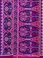 Flower Design Handwoven Patola Silk Saree