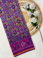 Manekchowk Traditional Design Handwoven Patola Silk Saree