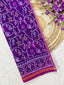 Flower Design Handwoven Patola Silk Saree