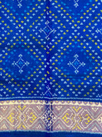 Small Butti Design Handwoven Patola Silk Saree