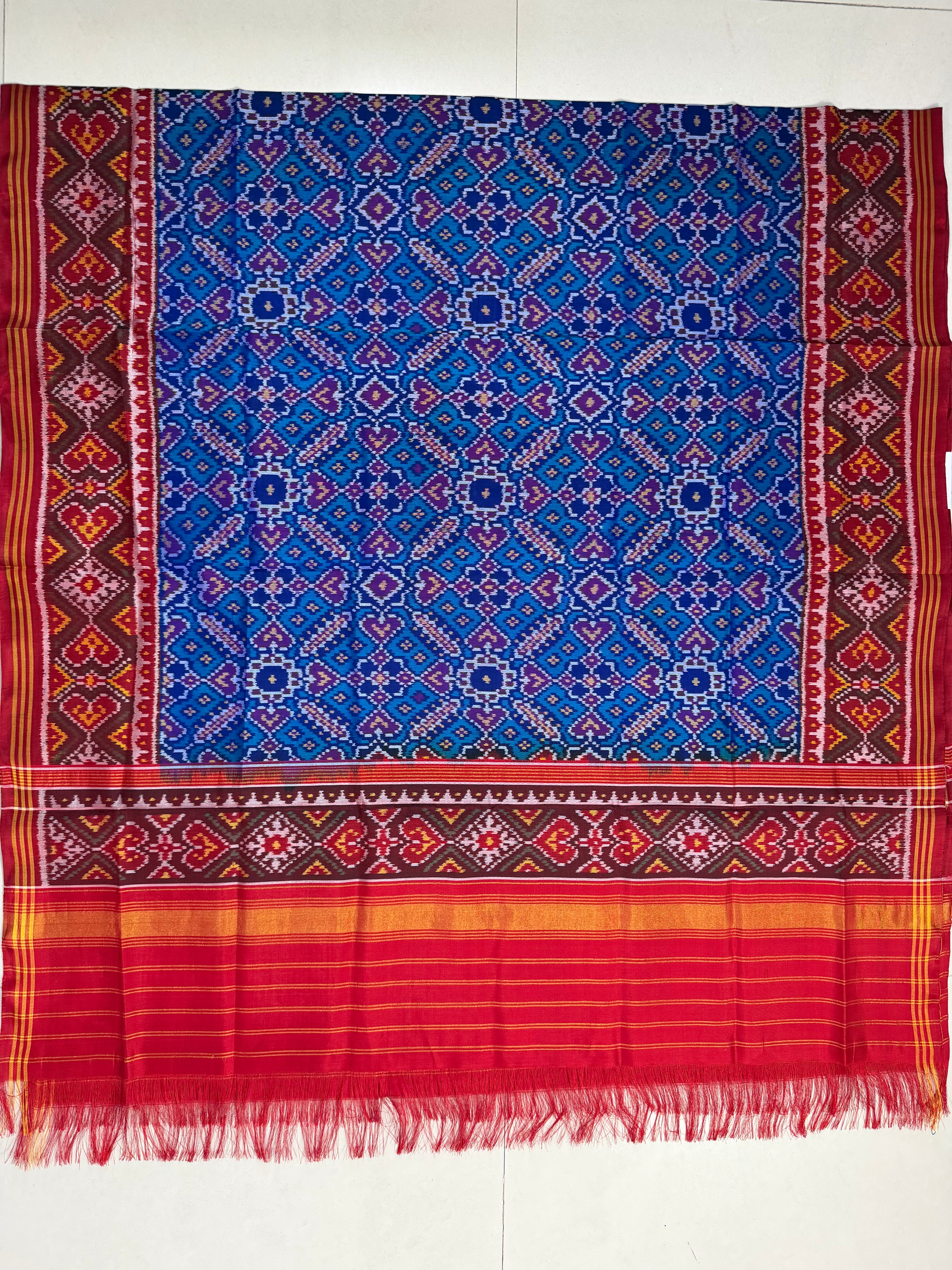 Manekchowk Traditional Design Handwoven Patola Dupatta