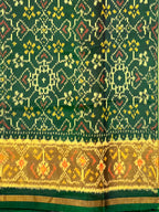 Manek-Navratna Traditional Design Handwoven Patola Silk Saree