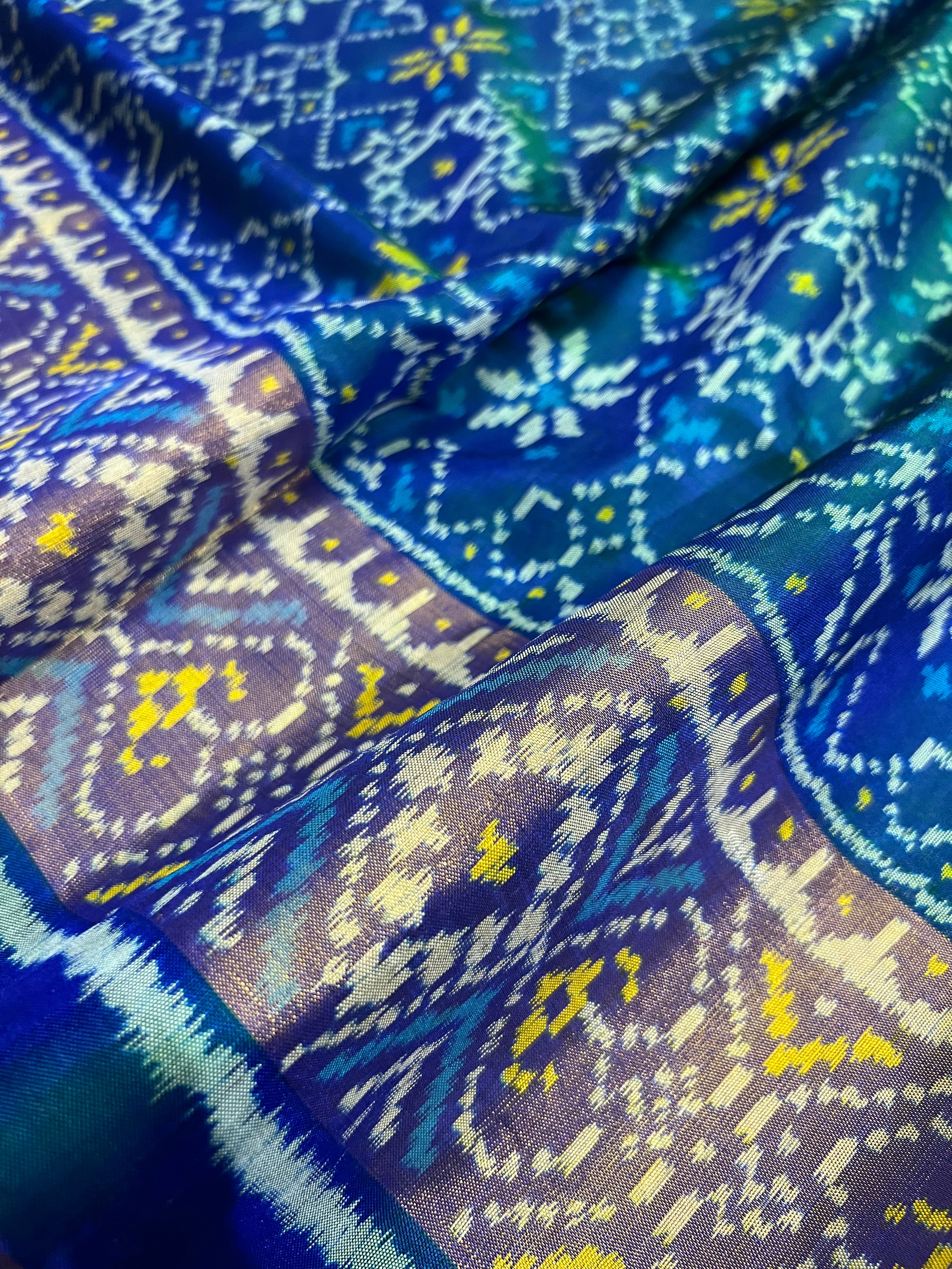 Manekchowk Design Handwoven Patola Silk Saree