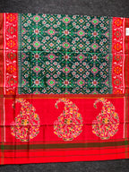 Navratna Traditional Design Handwoven Patola Silk Saree