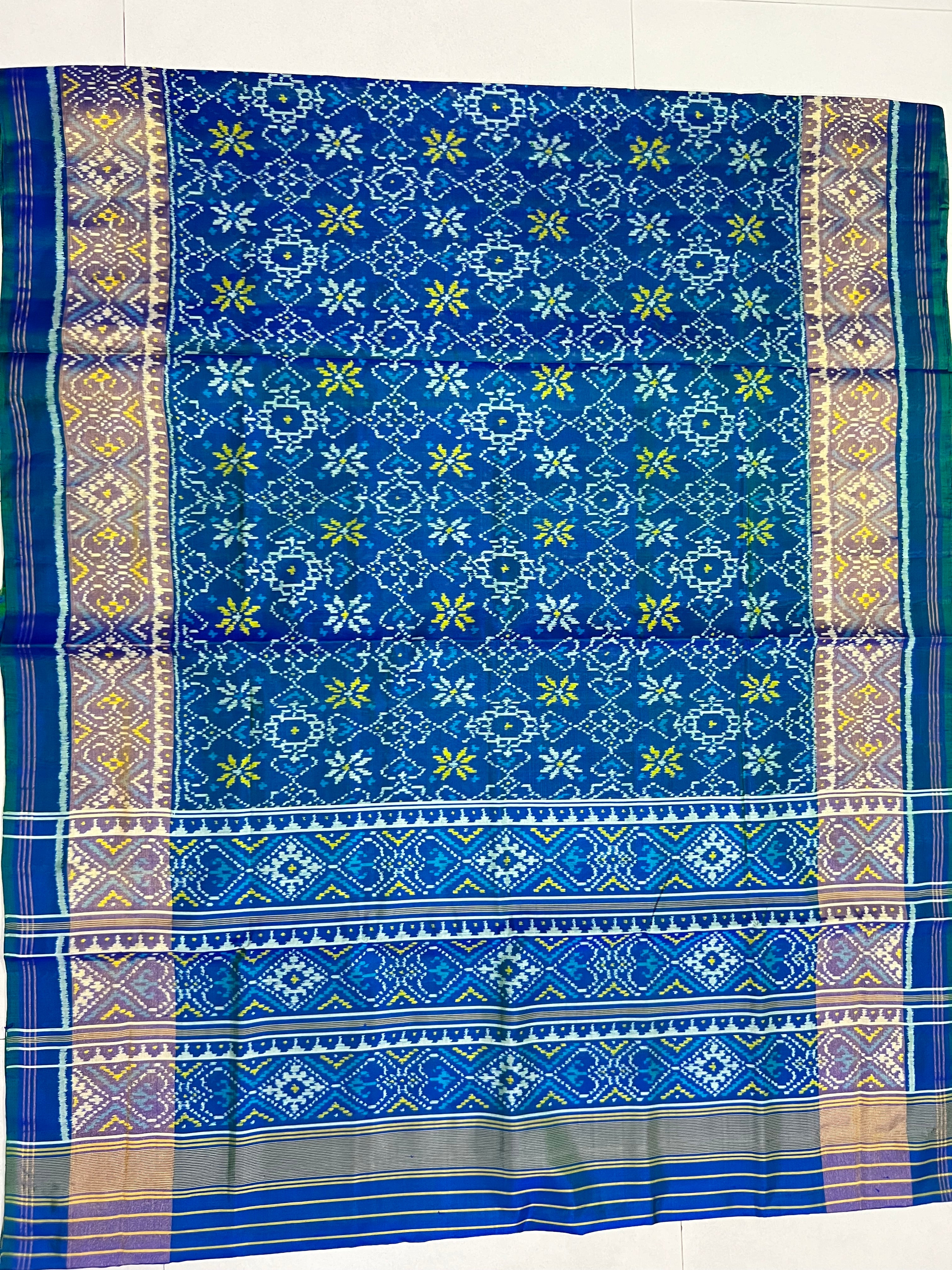 Manekchowk Design Handwoven Patola Silk Saree