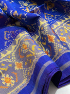 Narikunj Traditional Design Handwoven Patola Silk Saree