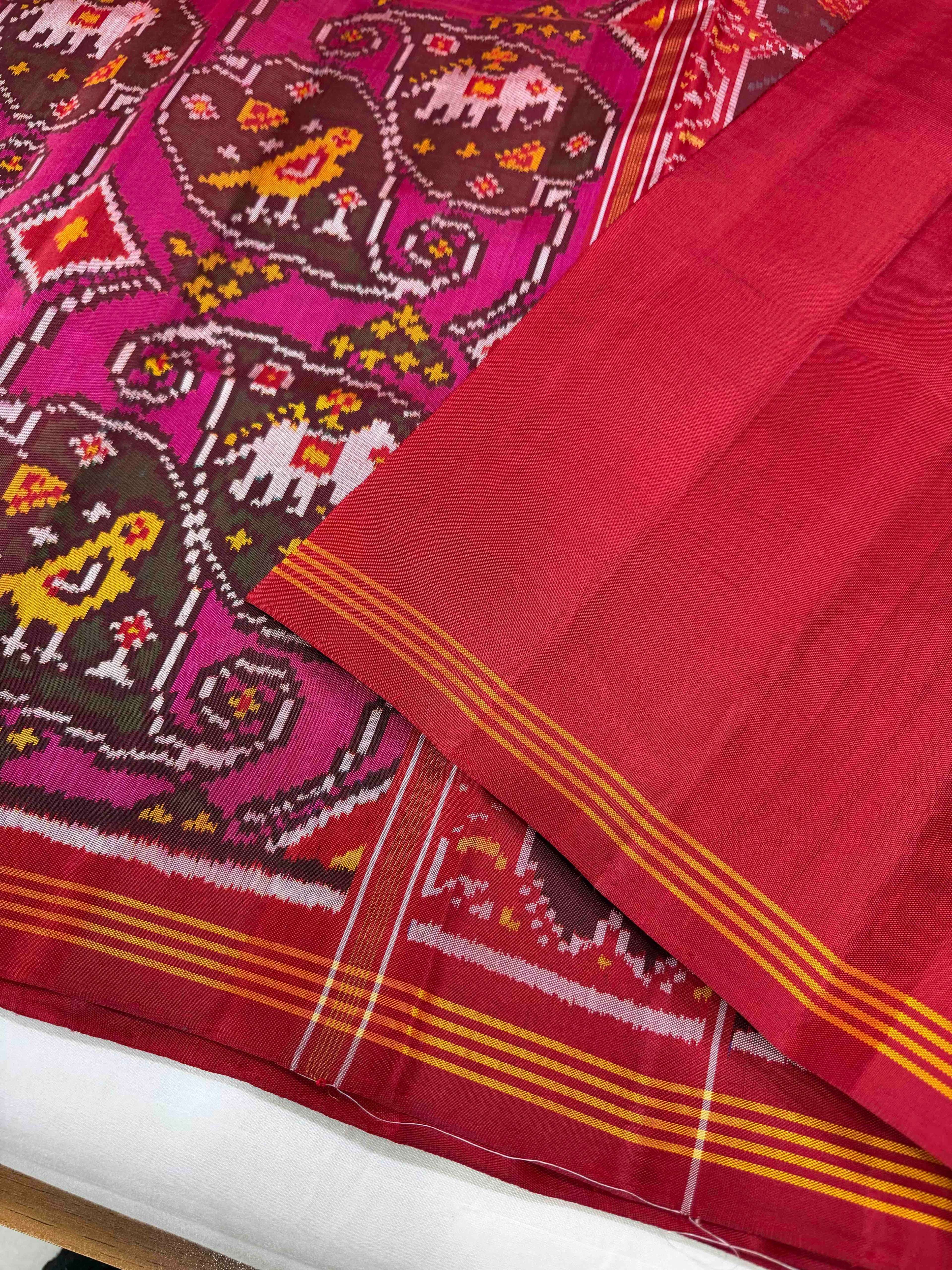 Exclusive Design Handwoven Patola Silk Saree