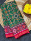 Green Manekchowk Traditional Design Handwoven Patola Dupatta