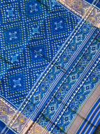 Small Butti Design Handwoven Patola Silk Saree