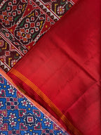 Navratna Manekchowk Traditional Design Handwoven Patola Silk Saree