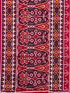 Pink Gala Border With Designer Blouse Handwoven Patola Silk Saree