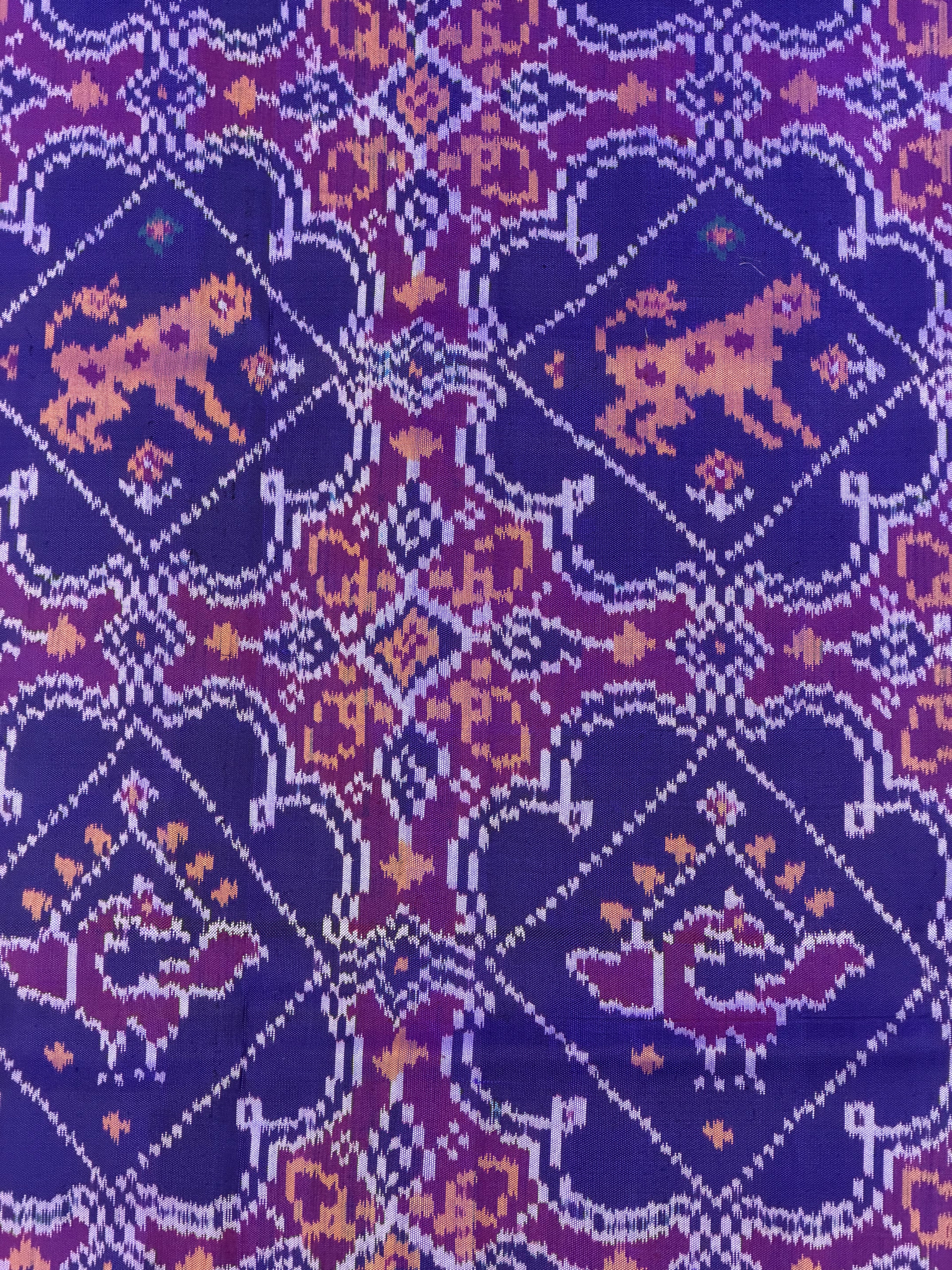 Big Motifs Design Handwoven Patola Silk Saree
