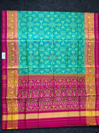 Handwoven Patola Silk Saree Chabadi Design