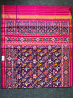 Exclusive Motifs Design Handwoven Patola Silk Saree
