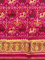 Narikunj Traditional Design Handwoven Patola Silk Saree