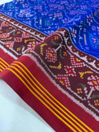 Small Motif Design Handwoven Patola Silk Saree