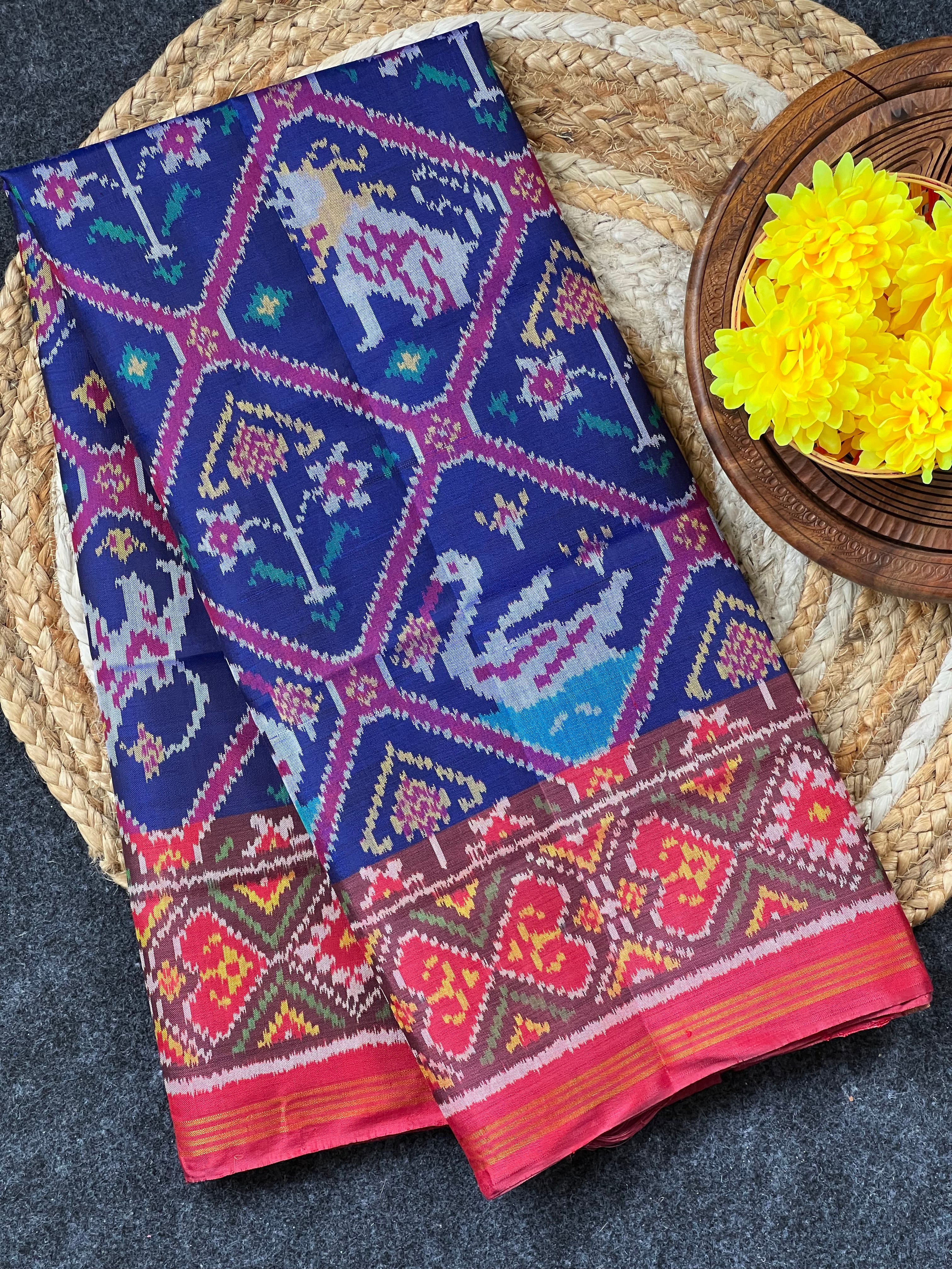 Adtala Traditional Design Handwoven Patola Dupatta