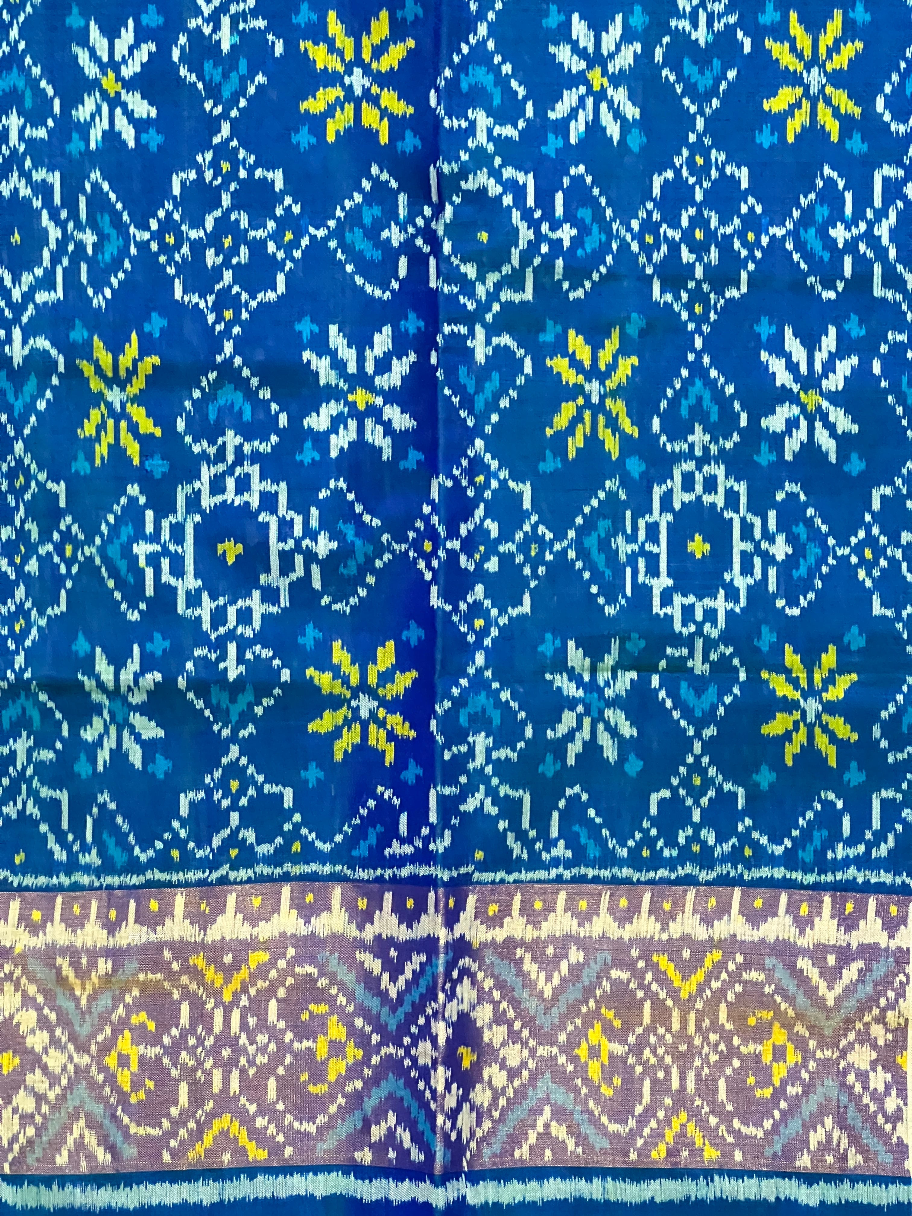 Manekchowk Design Handwoven Patola Silk Saree