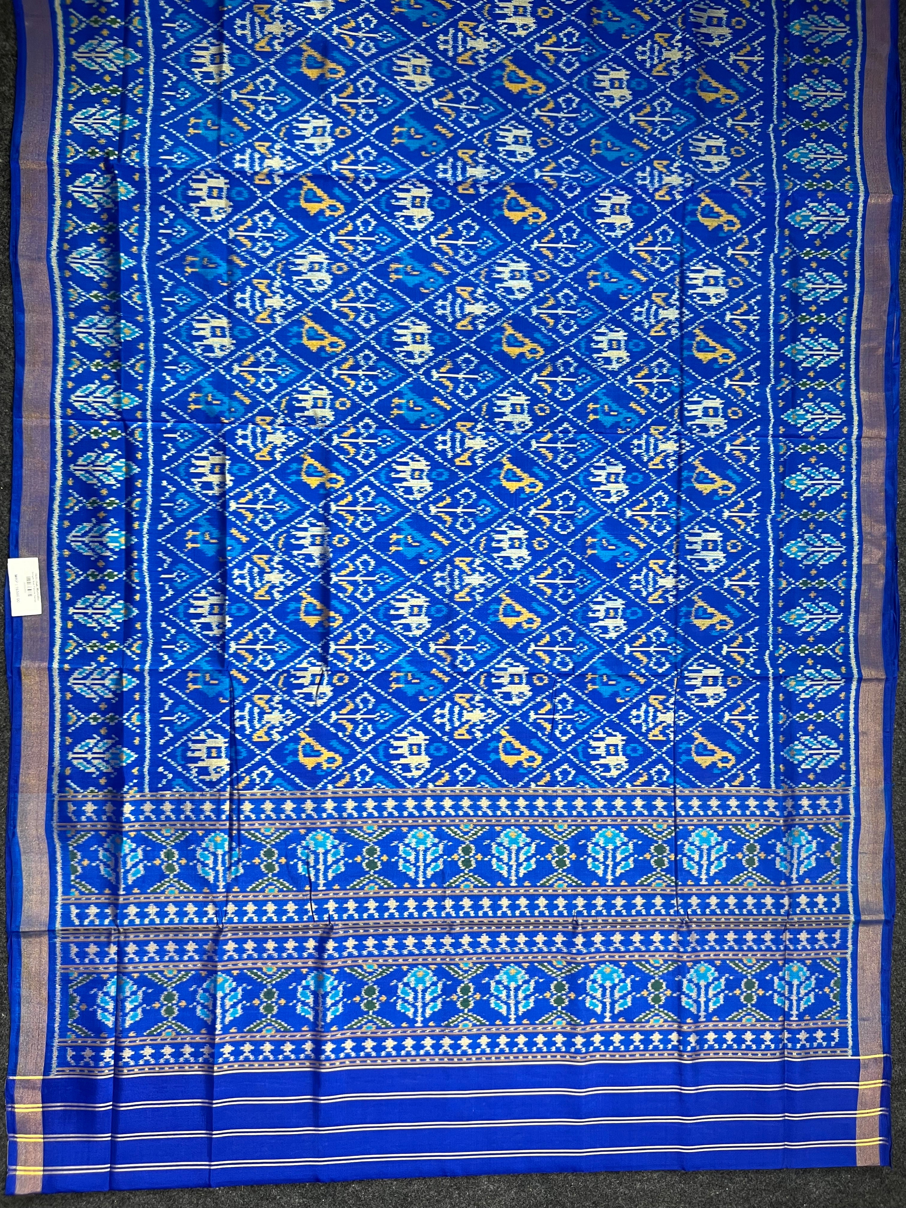 Narikunj Traditional Design Handwoven Patola Silk Saree