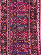 Fancy Design Multi Color Handwoven Patola Silk Saree
