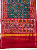 Navratna Traditional Design Handwoven Patola Silk Saree