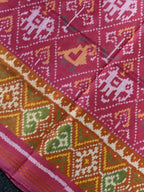 Handwoven Patola Silk Saree Narikunjan