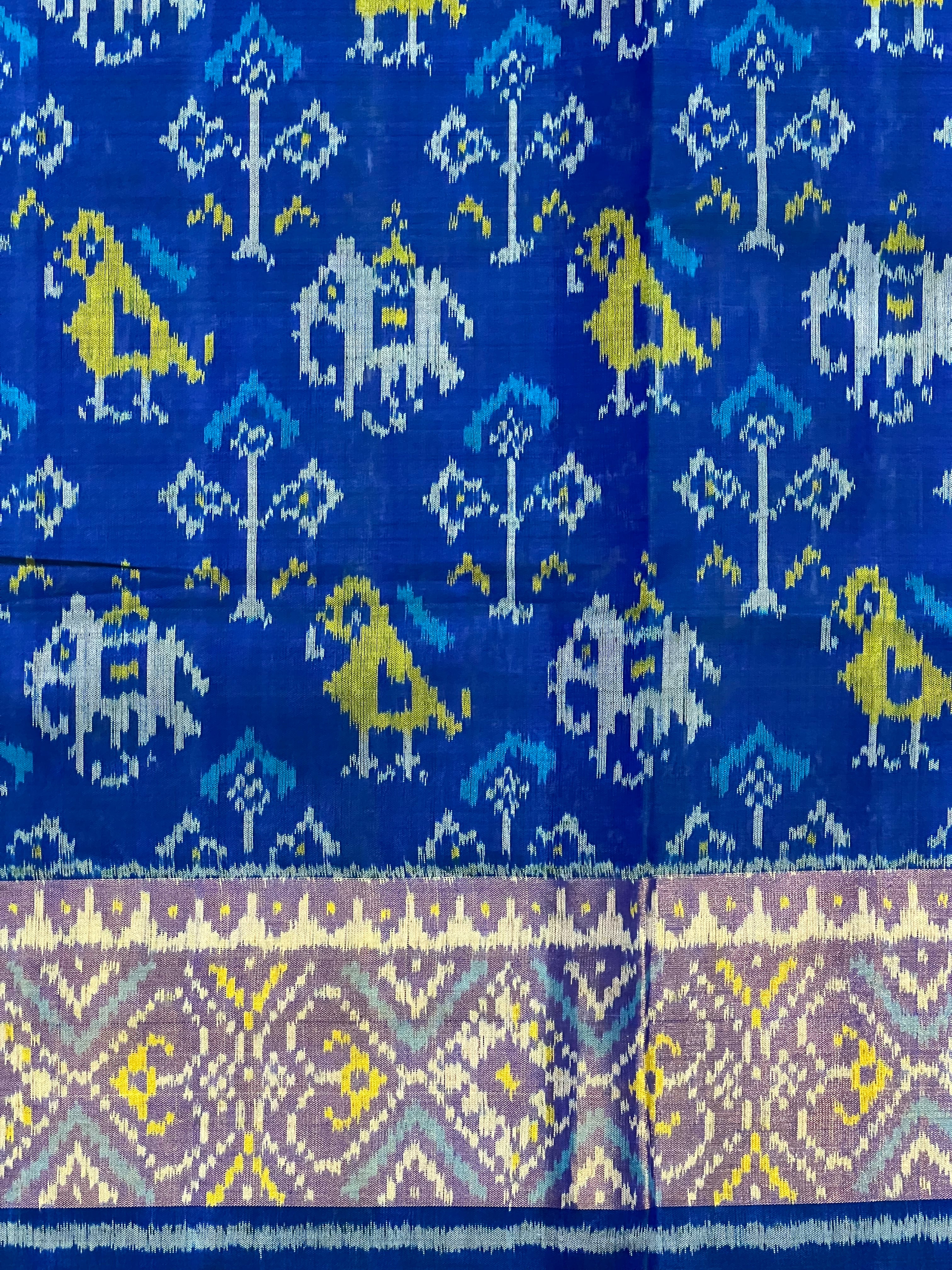 Traditional Design Handwoven Patola Silk Saree