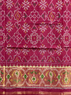 Manekchowk Traditional Design Handwoven Patola Silk Saree