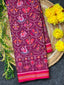 Green Motif Design Handwoven Patola Silk Saree