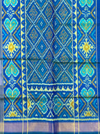 Elephant-Parrot Design Handwoven Patola Silk Saree