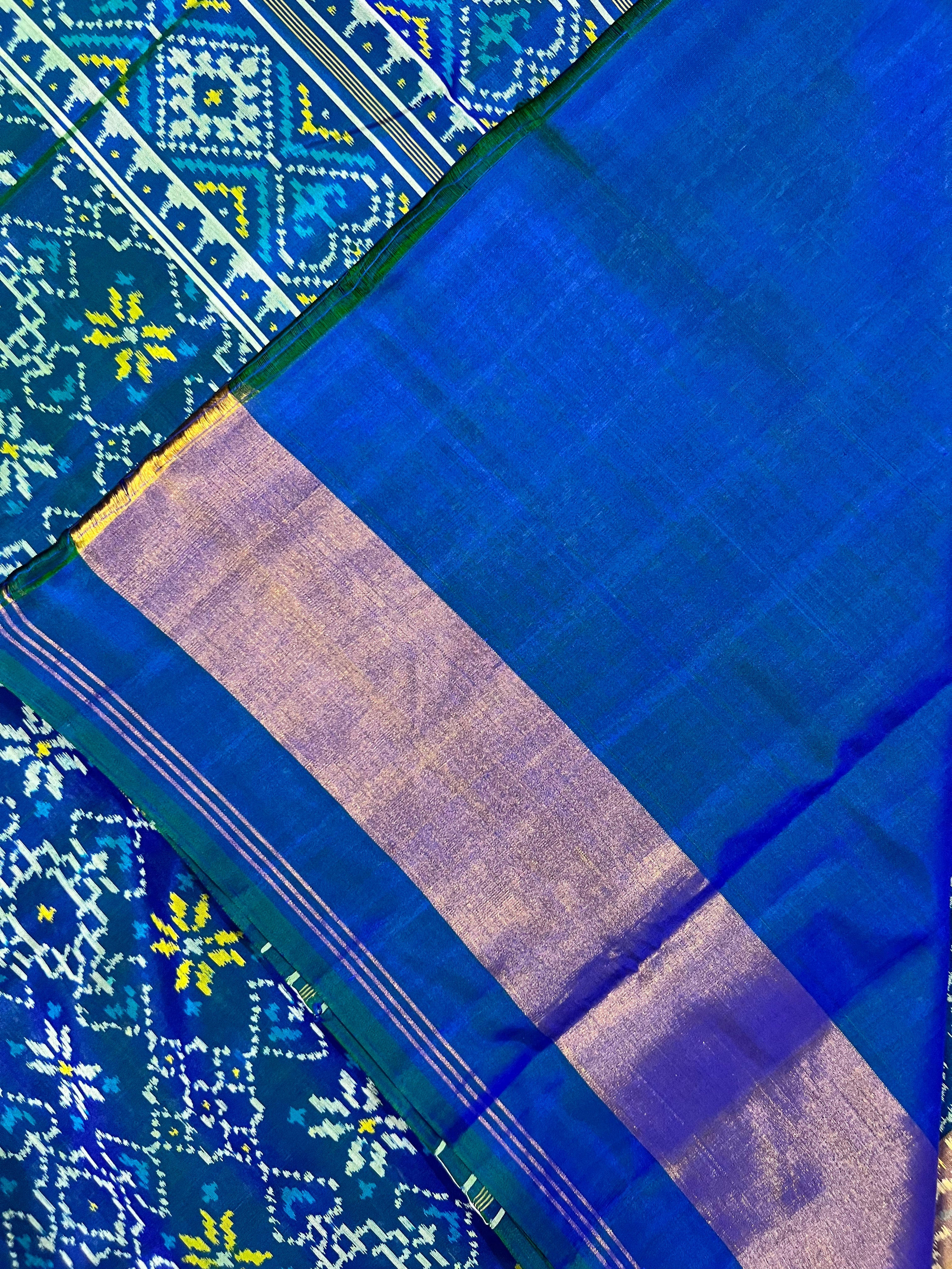 Manekchowk Design Handwoven Patola Silk Saree