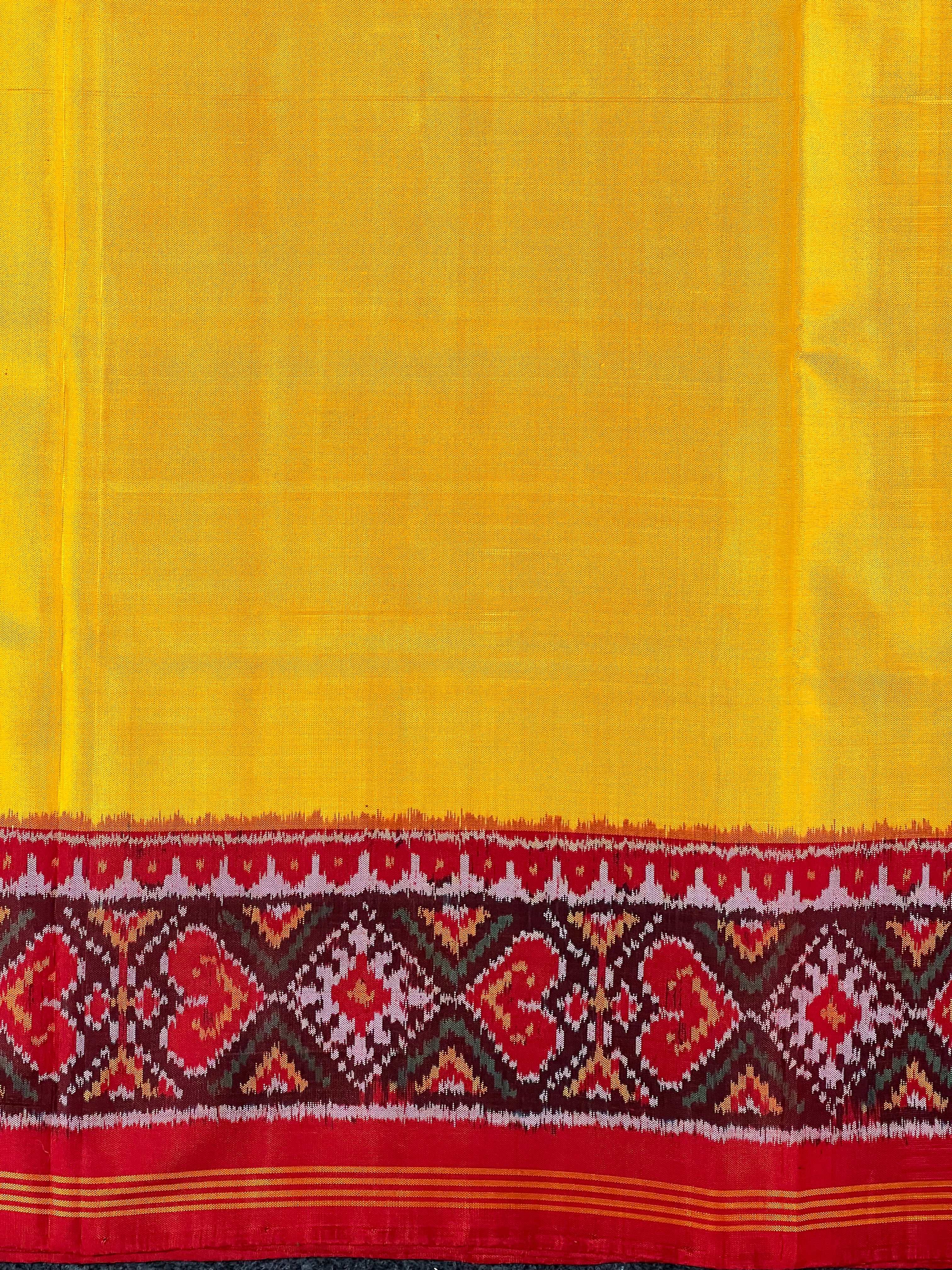 Ganga-Jamuna Traditional Handwoven Patola Silk Saree