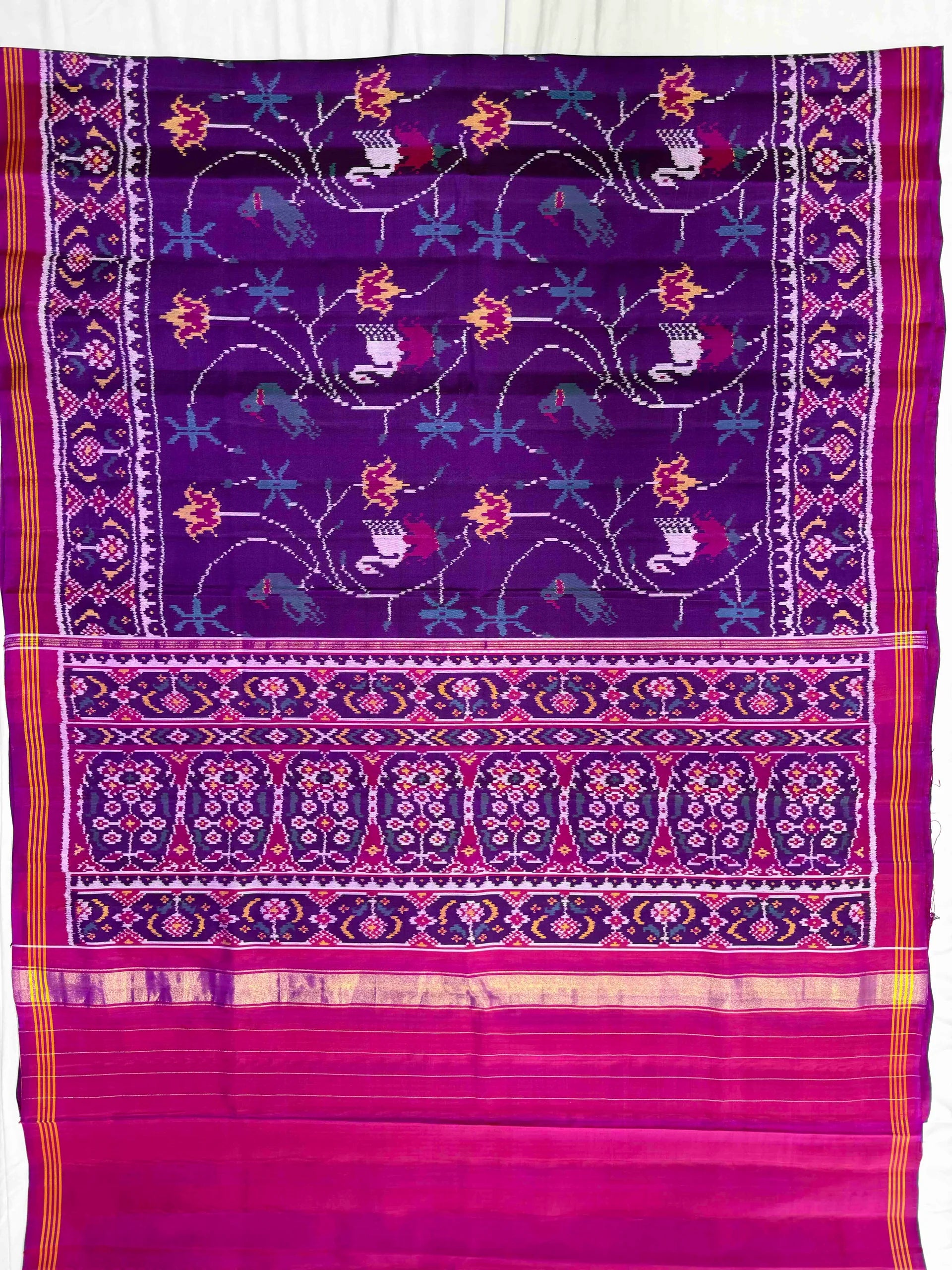 Exclusive Fancy Design Handwoven Patola Silk Saree