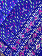 Bandhni Design Handwoven Patola Silk Saree