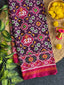 Navratna-Elephant Traditional Design Handwoven Double Ikat Patola Silk Saree