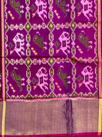 Motifs Design Handwoven Patola Silk Saree