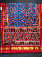 Navratna Manekchowk Traditional Design Handwoven Patola Silk Saree